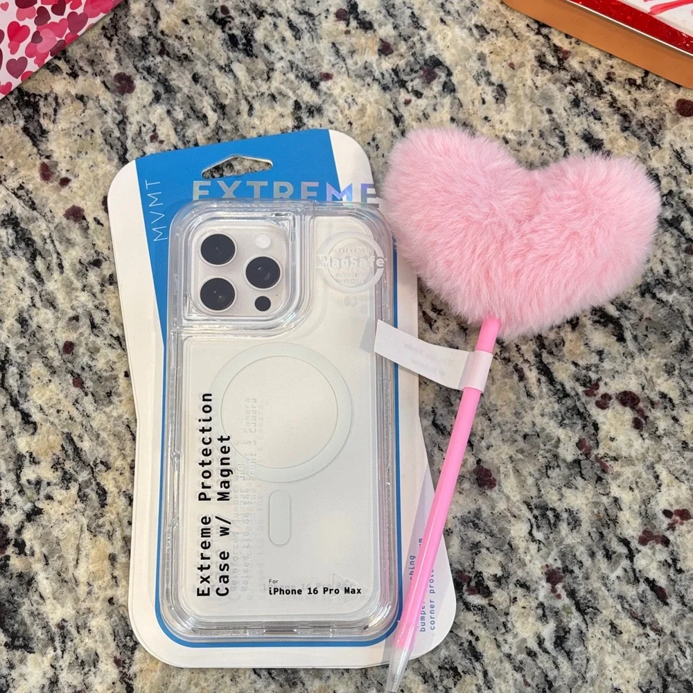 MVMT Transparent iPhone 16 Pro Max Phone Extreme Prtotective Magnetic Case
